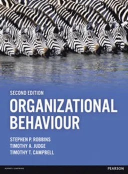 Organizational Behaviour; Stephen P Robbins; 2017