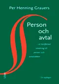 Person och avtal - en kortfattad inledning till person- och avtalsrätten; Per Henning Grauers; 2009