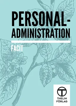 Personaladministration - Facit; Meg Marnon; 2018