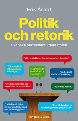 Politik och retorik : Svenska partiledare i talarstolen; Erik Åsard; 2018