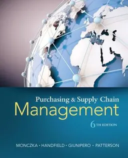 Purchasing and Supply Chain Management; Robert Handfield; 2015