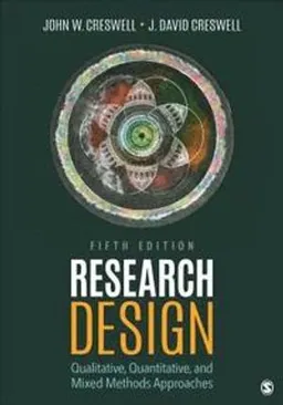 Research Design: Qualitative, Quantitative, and Mixed Methods Approaches; John W Creswell, J David Creswell; 2018