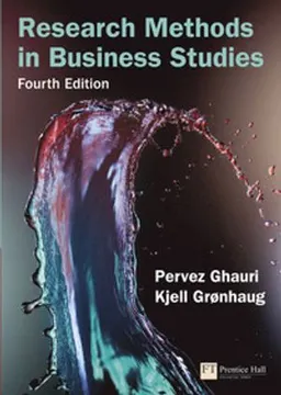 Research methods in business studies; Pervez N. Ghauri; 2010