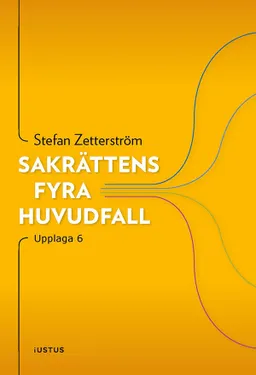 Sakrättens fyra huvudfall; Stefan Zetterström; 2022