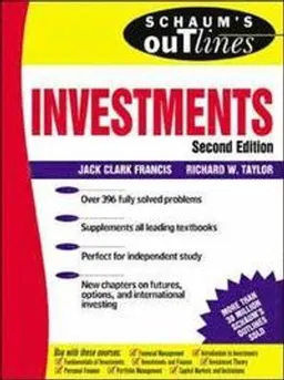 Schaum's outline of theory and problems of investments; Jack Clark Francis; 2000