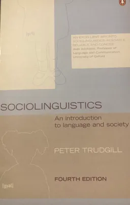 Sociolinguistics. An introduktion to language and society; Peter Trudgill; 2000