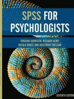 SPSS for psychologists; Virginia Harrison; 2021