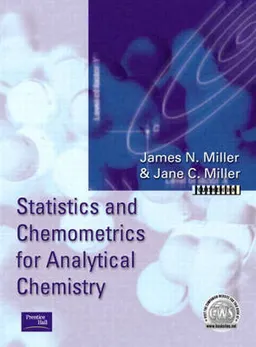 Statistics and Chemometrics for Analytical Chemistry; James N. Miller, Jane Charlotte Miller; 2001