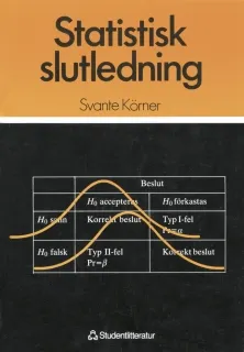 Statistisk slutledning; Svante Körner; 1985