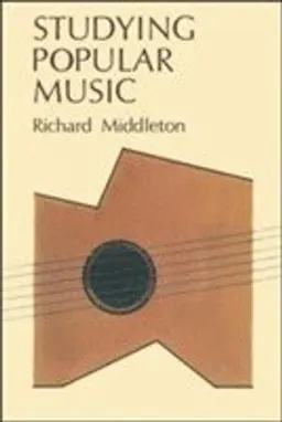 STUDYING POPULAR MUSIC; Richard Middleton; 1990