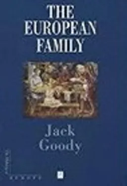 The European family : an historico-anthropological essay; Jack Goody; 2000