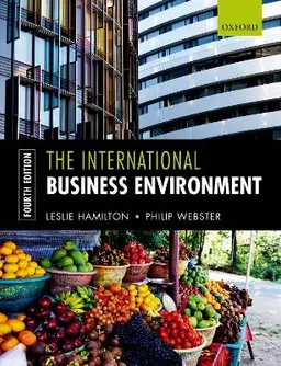 The international business environment; Leslie Hamilton; 2018