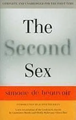 The second sex; Simone de Beauvoir; 2011