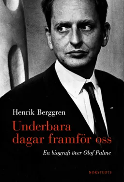 Underbara dagar framför oss : en biografi över Olof Palme; Henrik Berggren; 2010