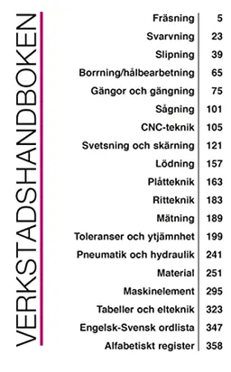 Verkstadshandboken; Nils-Olof Eriksson, Bo Karlsson; 2014