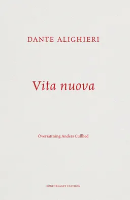 Vita nuova; Dante Alighieri; 2021