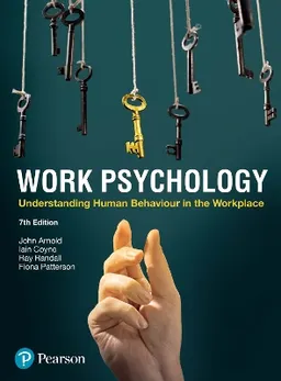 Work Psychology; John Arnold; 2020