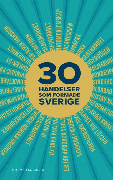 30 händelser som formade Sverige; Henrik Berggren, Tomas Blom, Martin Dackling, Ann-Sofie Dahl, Nils Edling, Lars Ericson Wolke, Bo Eriksson, Dick Harrison, Martin Hårdstedt, Ulrika Knutson; 2025