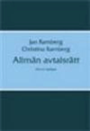 Allmän avtalsrätt; Christina Ramberg, Jan Ramberg; 2010