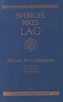 Allmän förvaltningsrätt; Norstedts Juridik; 2001