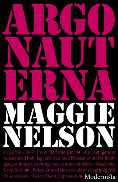 Argonauterna; Maggie Nelson; 2016