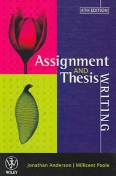 Assignment & thesis writing; Jonathan Anderson; 2001