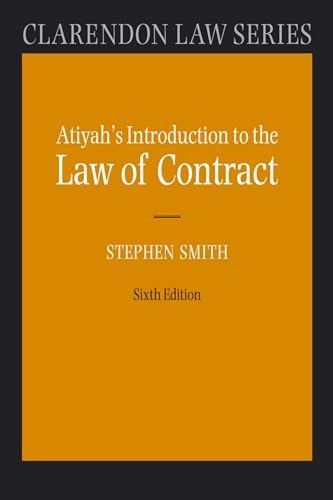 Atiyah's introduction to the law of contract; Patrick Selim Atiyah; 2006