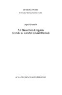 Att återerövra kroppen : en studie av livet efter en ryggmärgsskada; Ingrid Grundén; 2005