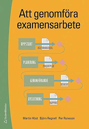 Att genomföra examensarbete; Martin Höst, Björn Regnell, Per Runeson; 2006