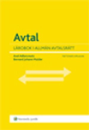 Avtal : lärobok i allmän avtalsrätt; Axel Adlercreutz, Bernard Johann Mulder; 2013