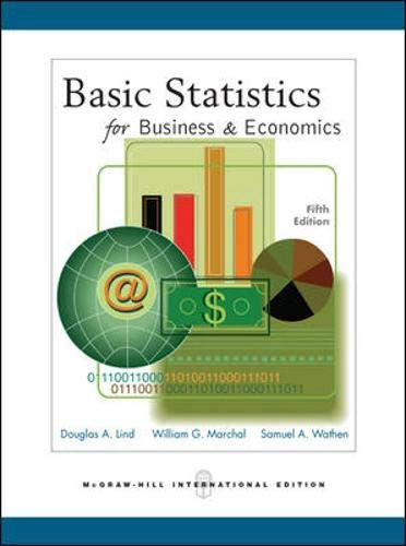 Basic statistics for business & economics; Douglas A. Lind; 2006