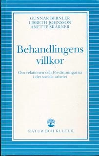 Behandlingens villkor; Gunnar Bernler, Lisbeth Johnsson, Anette Skårner; 1993