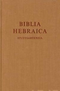 Biblia Hebraica Stuttgartensia = Torah, Neviʼim, Ketuvim; J. Ziegler, Hans Peter Rüger, H. Bardtke, Wilhelm Rudolph, Karl Elliger, Rudolf Kittel; 1977