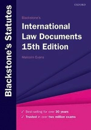 Blackstone's International Law Documents; Malcolm Evans; 2021