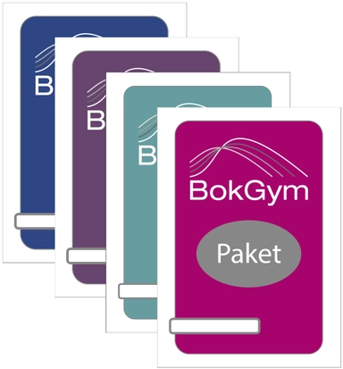 BokGym paket Måleri, 4 titlar, bok; Rickard Andersson, Peter Linusson, Britt-Marie Ekbergh; 2021