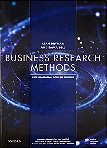 Business Research Methods; Alan Bryman; 2011