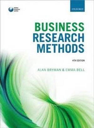 Business research methods; Alan Bryman; 2015