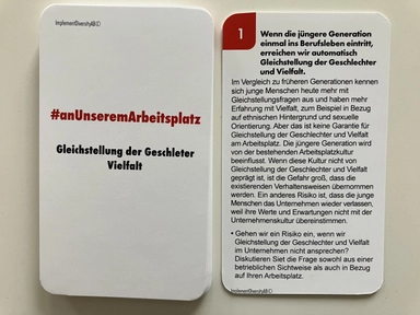 Cardgame #anUnseremArbeitzplatz; Gabriella Fägerlind; 2020