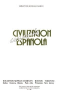 Civilización española; Sebastián Quesada Marco; 1993