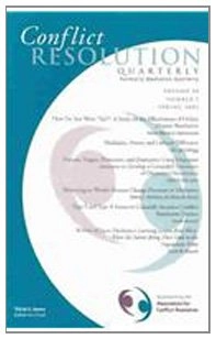 Conflict Resolution Quarterly, Volume 20, No. 3, 2003; Kjerstin Almqvist; 2003