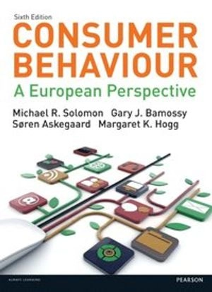 Consumer Behaviour; Gary J. Bamossy, Roger D. Blackwell, James F. Engel, Paul W. Miniard, Leon G. Schiffman, Solomon, Nazeem Seyed Mohamed, Margaret K. Hogg, Maria G. (professor Piacentini; 2016