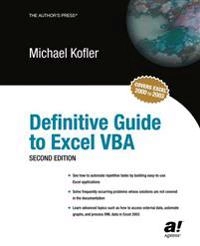 Definitive Guide to Excel VBA; M. Kofler; 2003