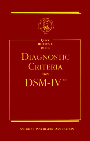 Diagnostic and statistical manual of mental disorders : DSM-IV; Allen Frances, American Psychiatric Association; 1994