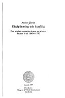 Disciplinering och konflikt: den sociala organiseringen av arbetet : Jäders bruk 1640-1750Volym 147 av Acta Universitatis UpsaliensisVolym 147 av Acta Universitatis Upsaliensis: Studia historica Upsaliensia, ISSN 0081-6531Volym 147 av Studia historica Upsaliensia, ISSN 0081-6531Volym 147 av Uppsala Universitet: Acta Universitatis Upsaliensis, Studia historica Upsaliensia; Anders Florén; 1987