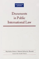 Documents in Public International Law; Norstedts Juridik; 2001