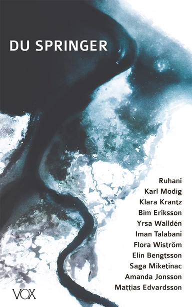 Du springer; Karl Modig, Klara Krantz, Bim Eriksson, Yrsa Walldén, Iman Talabani, Flora Wiström, Elin Bengtsson, Saga Miketinac, Amanda Jonsson, Mattias Edvardsson, Ruhani Islam; 2019