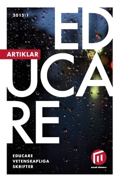 Educare 2015:1, Artiklar; Johan Söderman; 2017