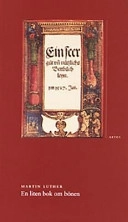 En liten bok om bönen; Martin Luther; 1995