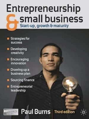 Entrepreneurship and Small Business; Burns Paul; 2010