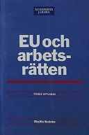 EU och arbetsrätten; Norstedts Juridik; 2002